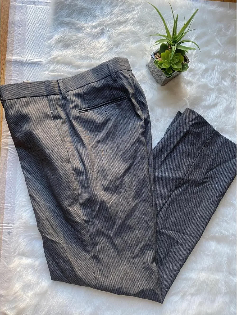 Banana Republic Classic Fit Men's Dress Pants 33x32 Gray